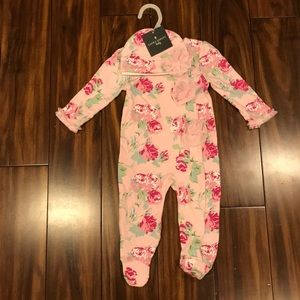 Laura Ashley Baby Girl Onesie + Hat